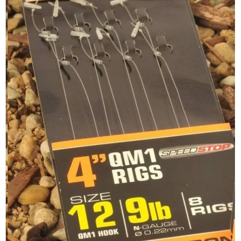 Вързани куки GURU QM1 Ready Rigs With Speedstop