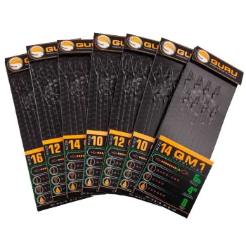 Вързани куки GURU QM1 Standard Hair 4 inch