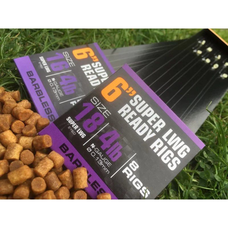 Вързани куки GURU QM1 Bait Band Ready Rigs 4 inch 10 cm