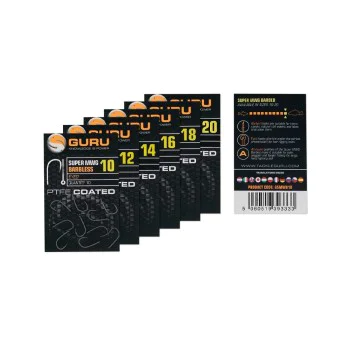 Куки единични GURU Super MWG - Barbless