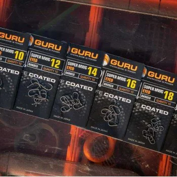 Куки единични GURU Super MWG Barbed