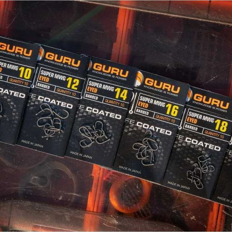 Куки единични GURU Super MWG Barbed