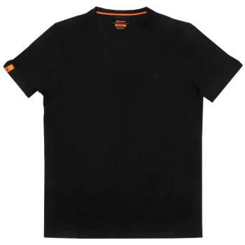 Тениска GURU Brush Logo Black Tee