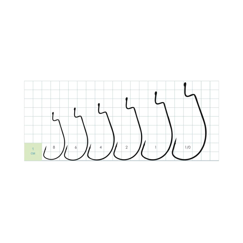 Куки за джиг GURZA Shank EWG BN