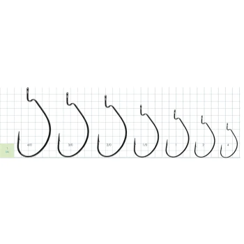 Куки за джиг GURZA Worm 310 BN