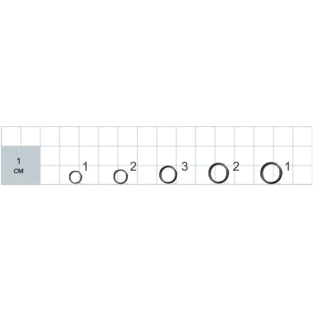Халка GURZA Split Ring BK