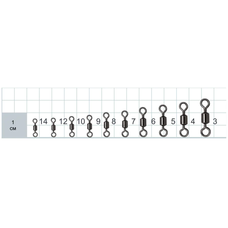 Вирбели GURZA Rolling Swivel BN