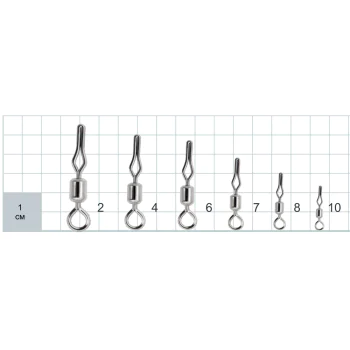 Вирбели GURZA Rolling Swivel - Line Clip