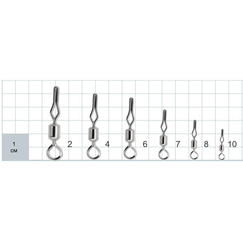 Вирбели GURZA Rolling Swivel - Line Clip
