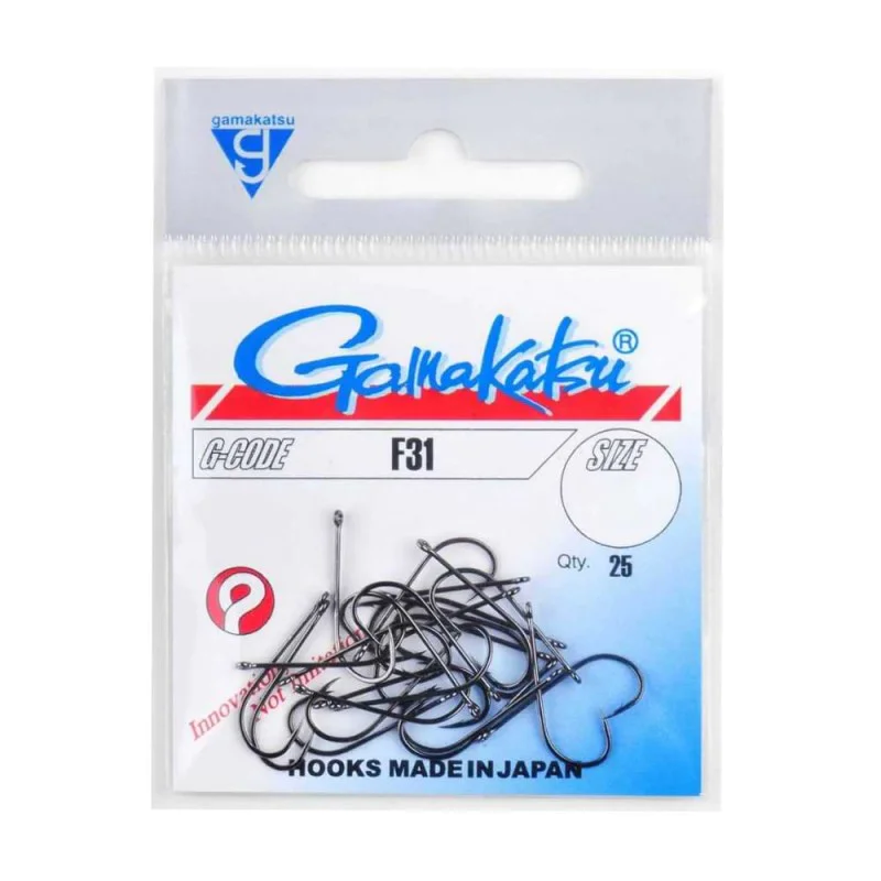 Куки GAMAKATSU F31 Hooks Black
