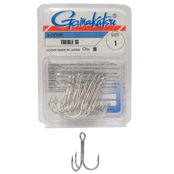 Куки тройни GAMAKATSU Treble 13 Nikel