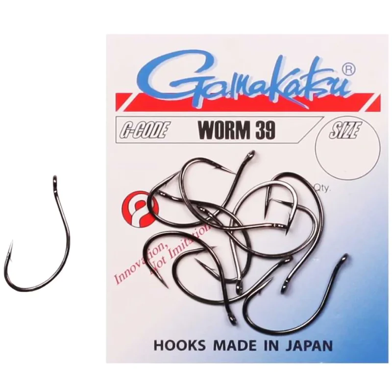 Куки GAMAKATSU Worm 39 Hooks
