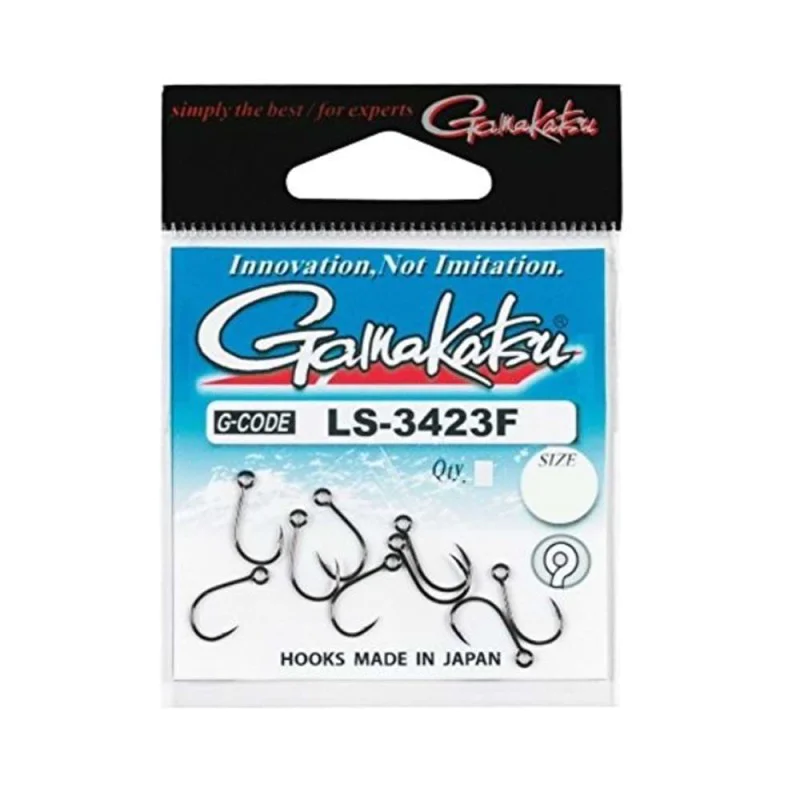 Куки единични GAMAKATSU LS-3423F New Label Hooks Black