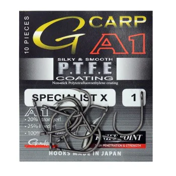 Куки шаранджийски GAMAKATSU G Carp A1 PTFE Specialist X