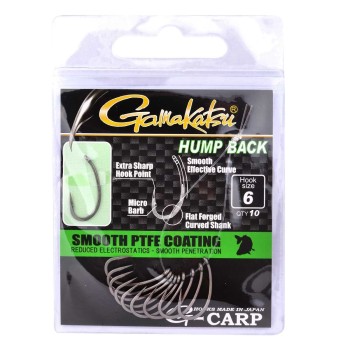 Куки шаранджийски GAMAKATSU G Carp Hump Back Grey