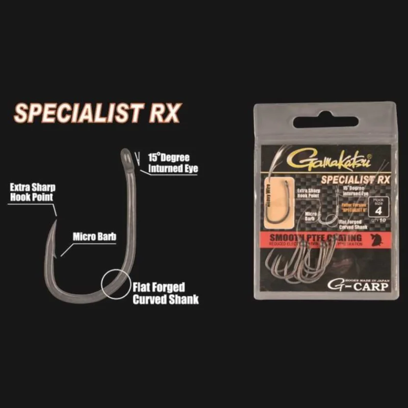 Куки шаранджийски GAMAKATSU G Carp PTFE Specialist RX