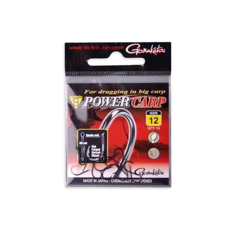 Куки GAMAKATSU Power Carp Flatted Eye