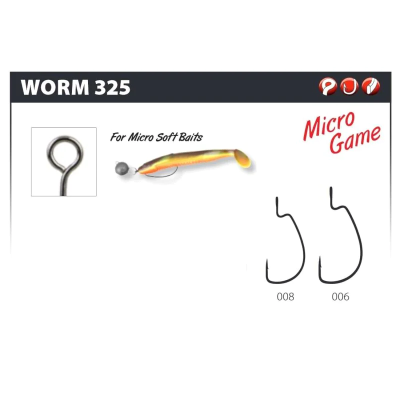 Куки за джиг GAMAKATSU Worm 325