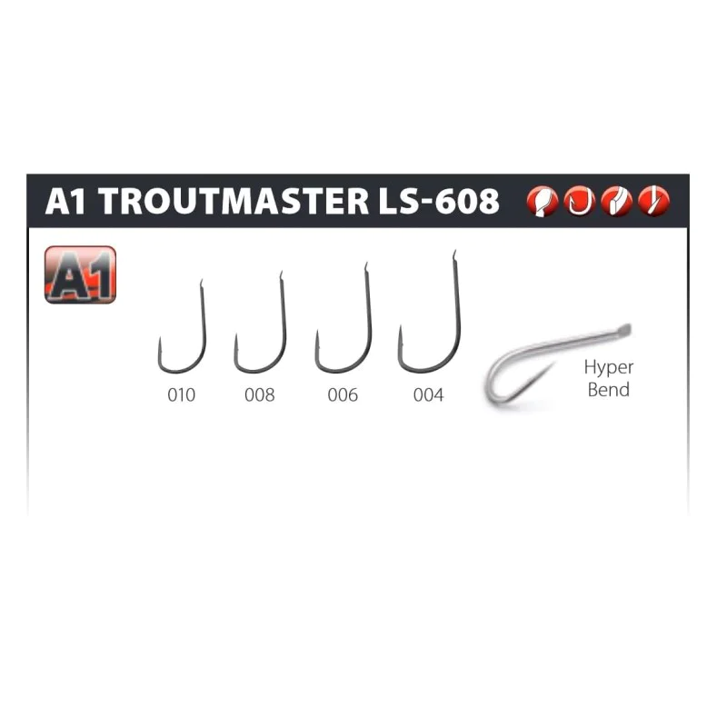 Куки GAMAKATSU A1 TroutMaster LS-608