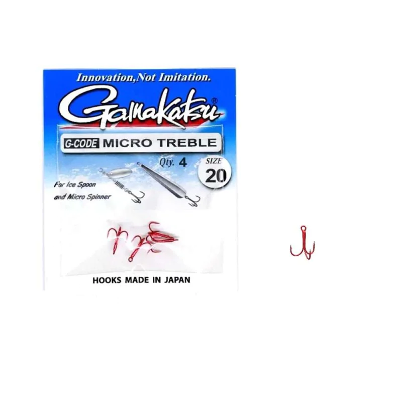 Микро тройка GAMAKATSU Micro Treble Red