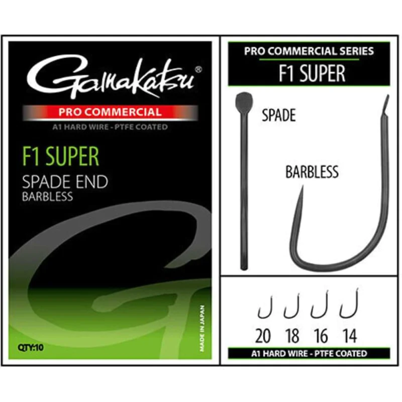 Куки GAMAKATSU Pro-C F1 Super A1 PTFE BL