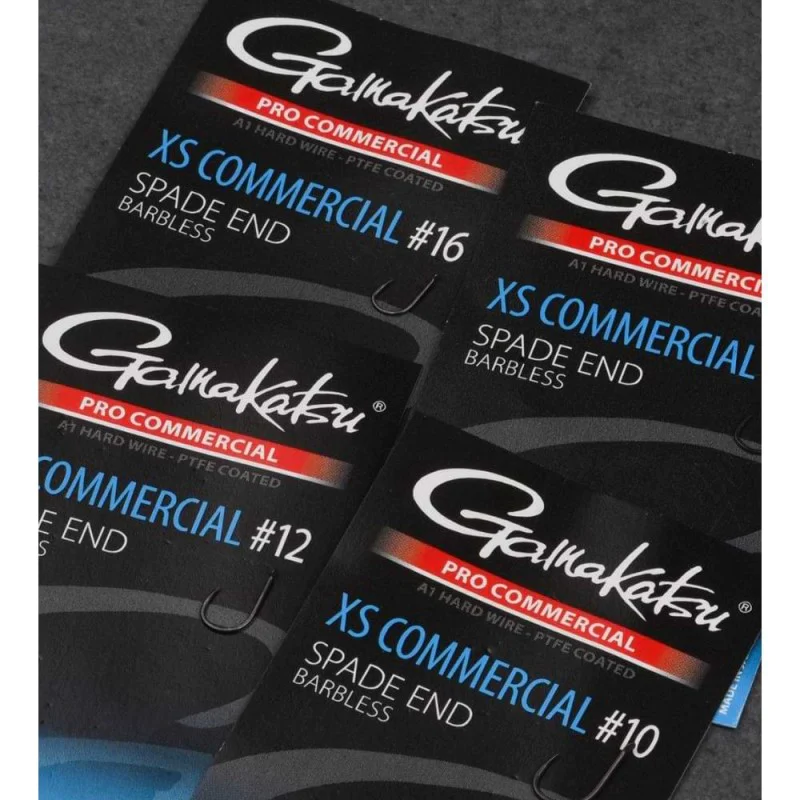 Куки GAMAKATSU Pro-C XS Commercial Spade A1 PTFE BL