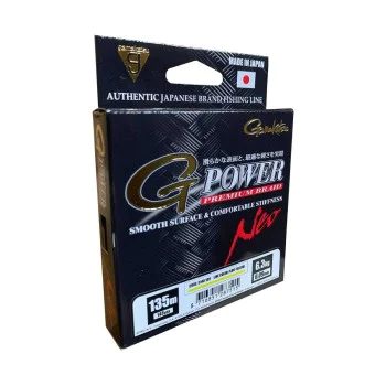 Плетено влакно GAMAKATSU G-Power Premium Braid Neo Fluo Yellow 135m