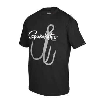 Тениска GAMAKATSU T-Shirt Treble 13 Black