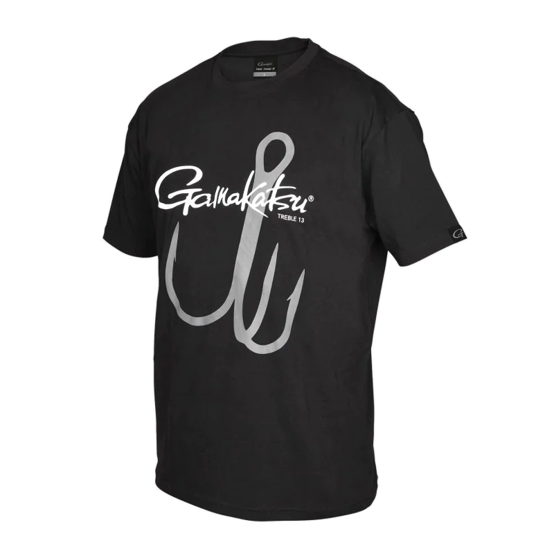 Тениска GAMAKATSU T-Shirt Treble 13 Black