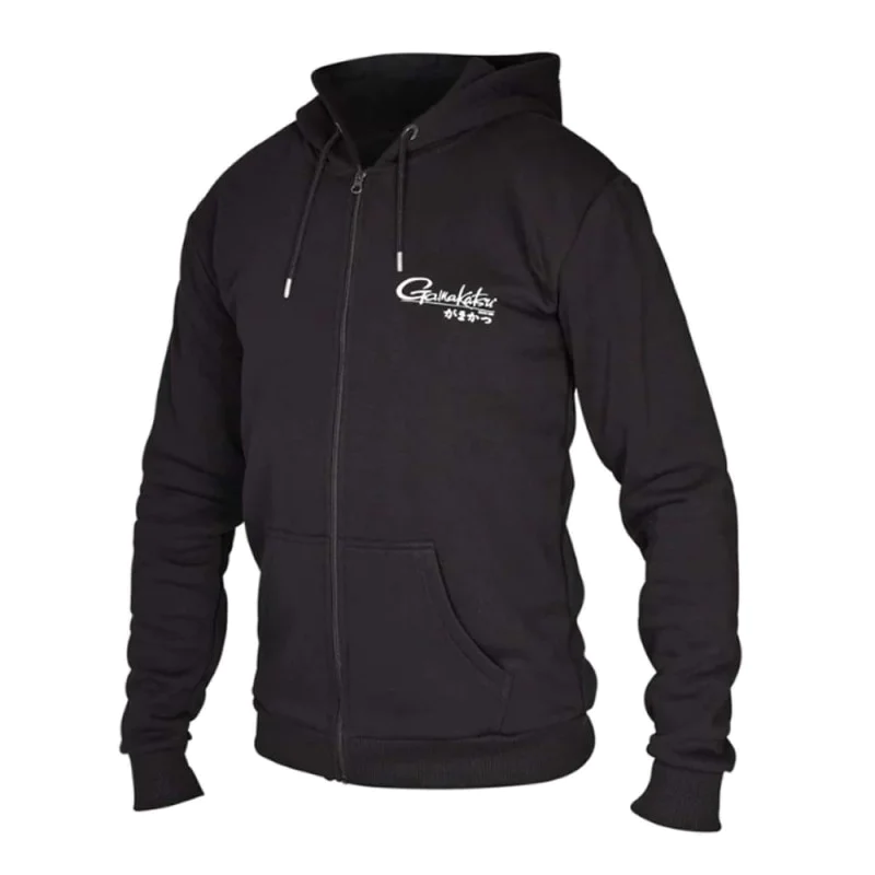 Суитшърт GAMAKATSU Hoodie Classic JP Zipped - Black