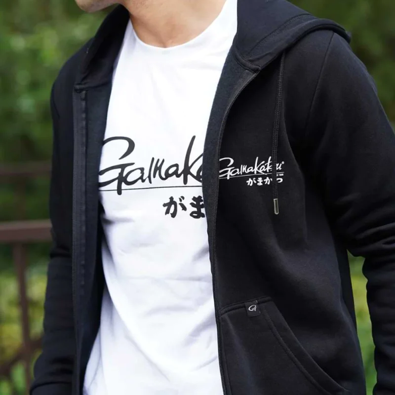 Суитшърт GAMAKATSU Hoodie Classic JP Zipped - Black