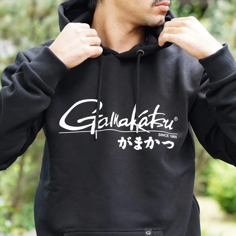 Суитшърт GAMAKATSU Hoodie Classic JP Lounger Black