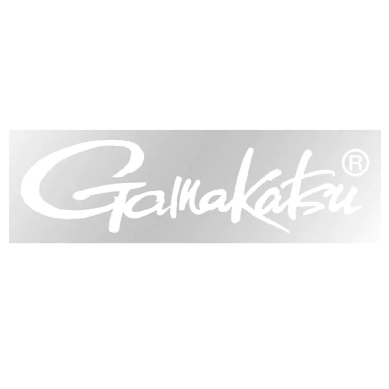 Стикер GAMAKATSU Boat Sticker White 14x46cm