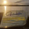 Стикер GAMAKATSU Boat Sticker White 14x46cm