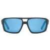 Очила HOBIE El Matador Sunglasses Satin Black with Grey-Cobalt Mirror