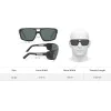Очила HOBIE El Matador Sunglasses Satin Black - Copper with Sea Green Mirror