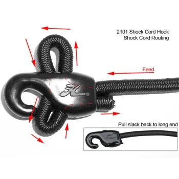 Кука HOBIE Hook 1/4 Shock Cord
