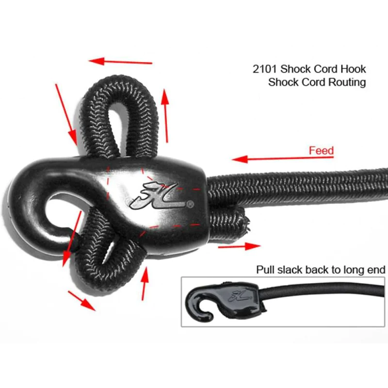 Кука HOBIE Hook 1/4 Shock Cord
