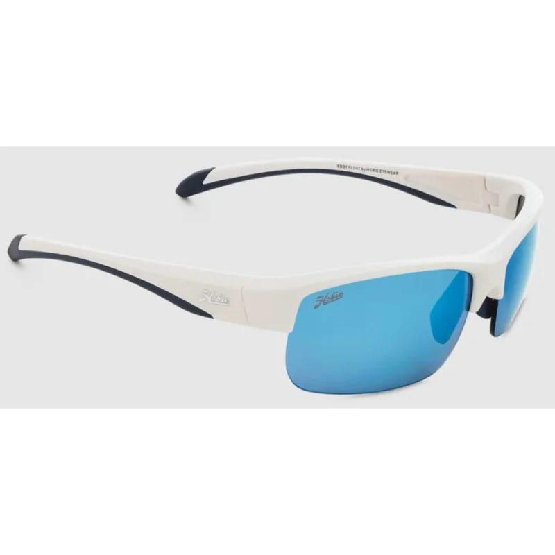 Очила HOBIE Eddy Float Satin White Frame - Cobalt Mirror Polarized PC Lens