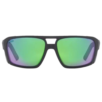 Очила HOBIE El Matador Sunglasses Satin Black - Copper with Sea Green Mirror
