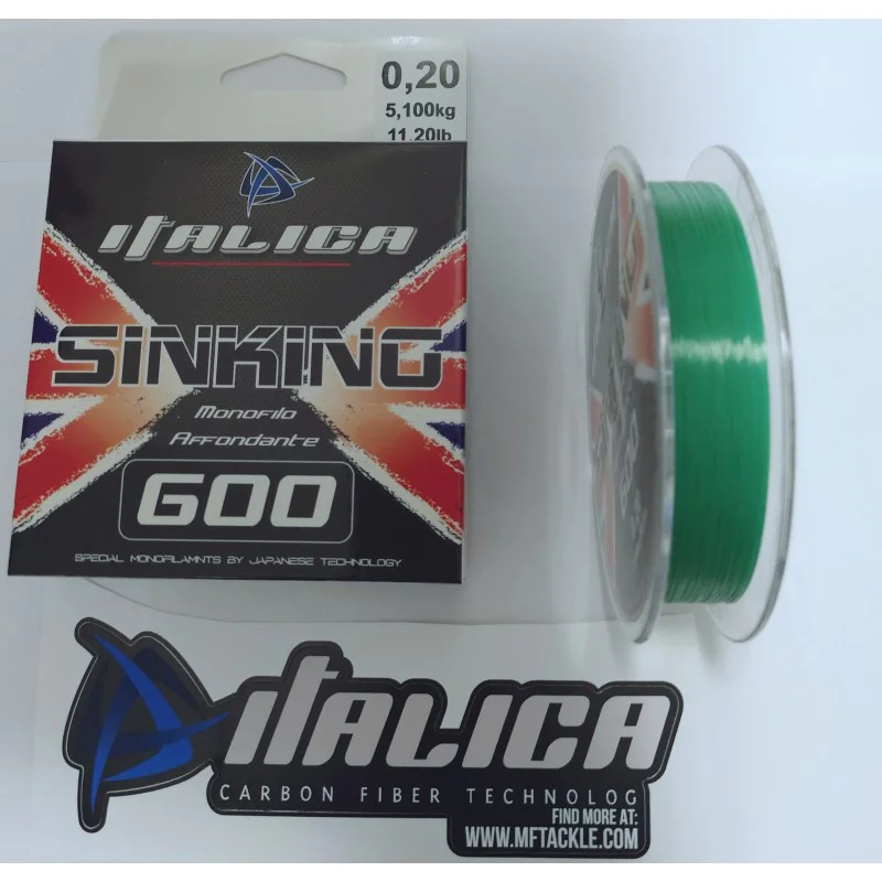 Монофилно влакно ITALICA Sinking 600m