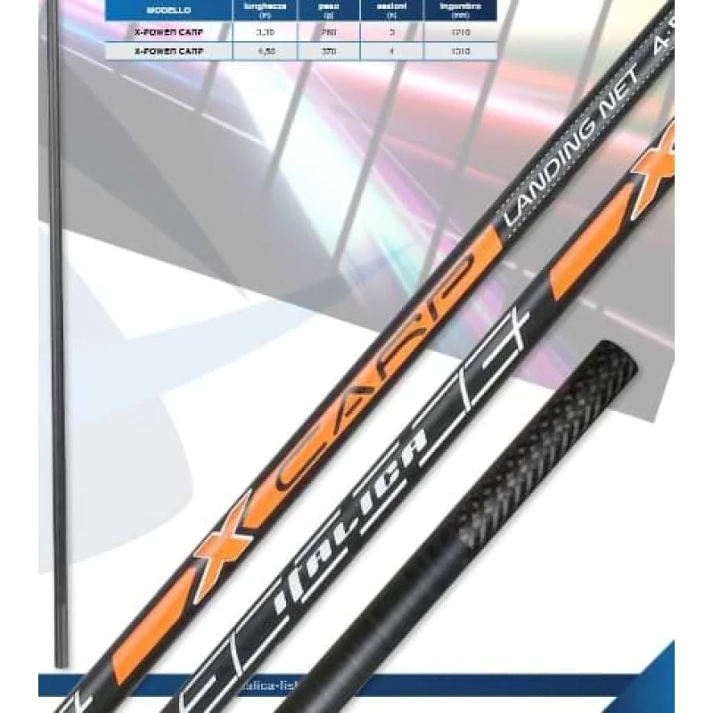 Дръжка за кеп ITALICA X Power Carp Landing Net 4.50m