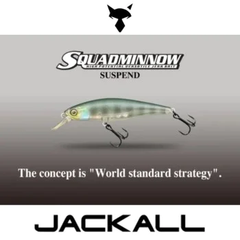 Воблер JACKALL Squad Minnow 80SP 82mm 9.7g Suspending