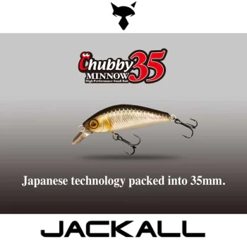 Воблер JACKALL Chubby Minnow 35SP 35mm 2.3g Suspending