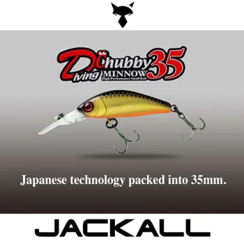 Воблер JACKALL Diving Chubby Minnow 35SP 35mm 2.7g Suspending