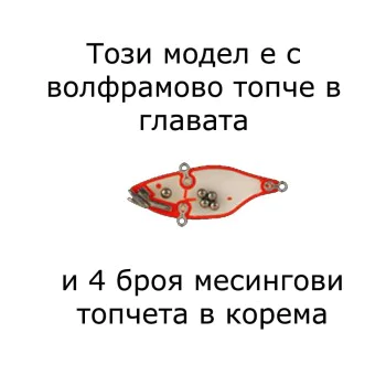 Ратлин JACKALL Vibration TN/60 Full Tungsten 60mm 13g Sinking