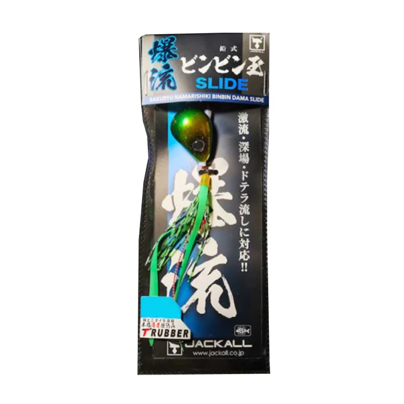 Tai Rubber JACKALL Bakuryu PB BIN-BIN Dama Slide 130g