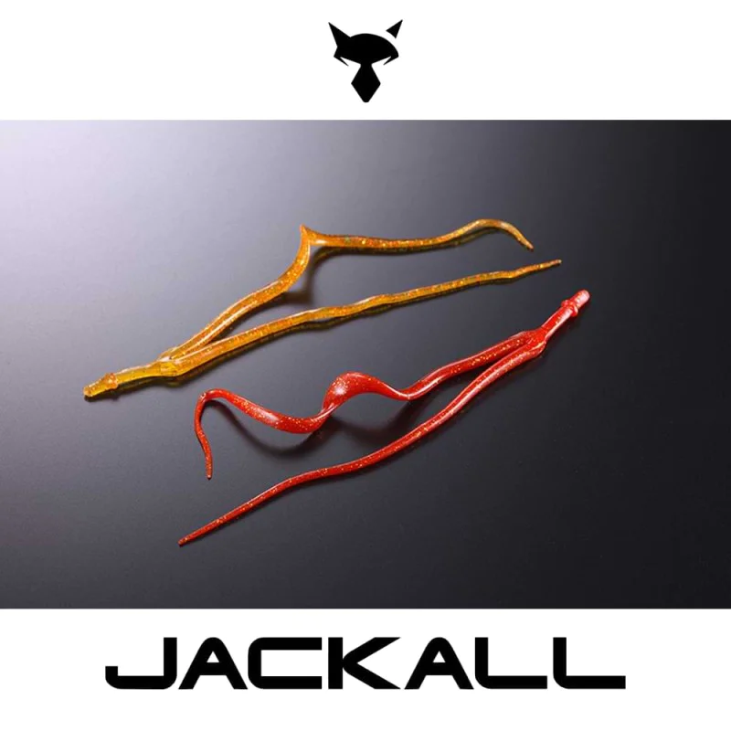 Силиконови опашки JACKALL BIN-BIN Worm Necktie Twin Tail