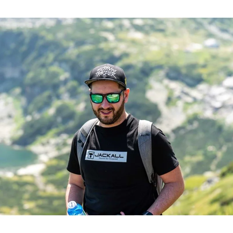 Тениска JACKALL Box Logo T-Shirt Black