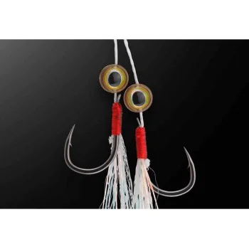 Асист куки JACKALL Big Backer Fit Jig Mejikara Hook Twin